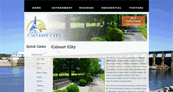 Desktop Screenshot of calvertcity.com